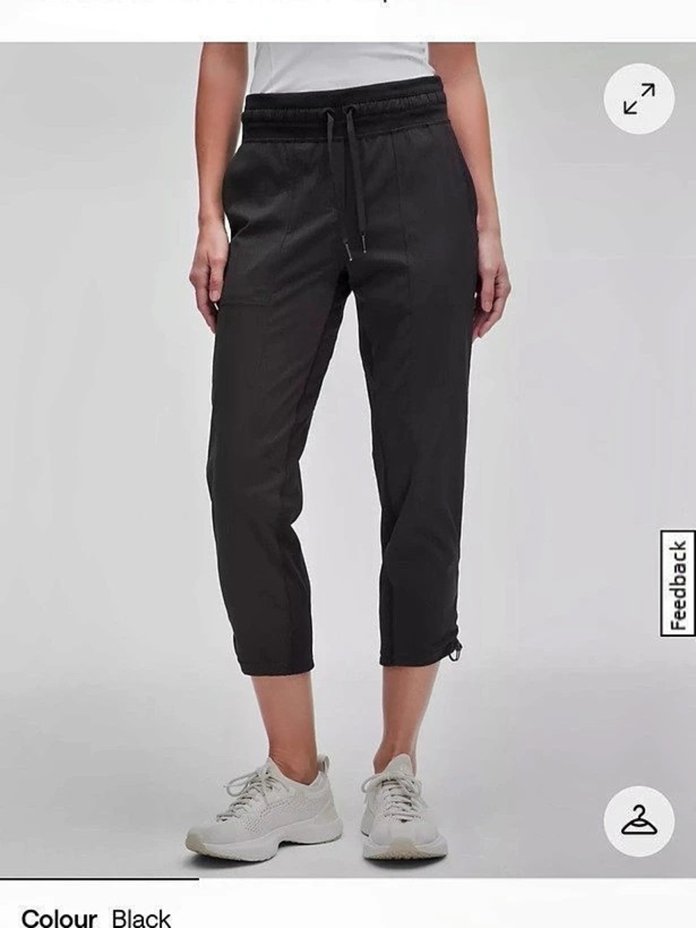 lululemon Dance Studio Mid-Rise Cropped Pant Pants Black